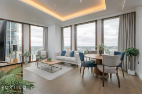 Stunning 2-bed apartment with pool in Nine Elms